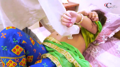 A mature milkmaid was fucked by a young homeowner