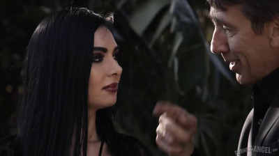 Brunette fucking at a funeral