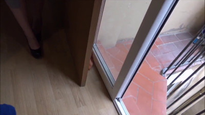 Lucky Italian tasting Spanish breasts