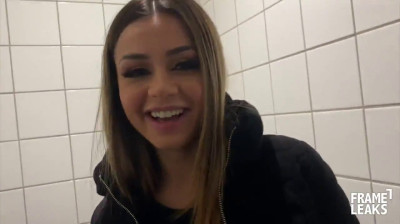 Martina Smeraldi in a homemade interracial