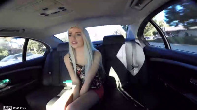 Cab driver fucks his young client