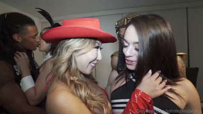 Orgy on Halloween night