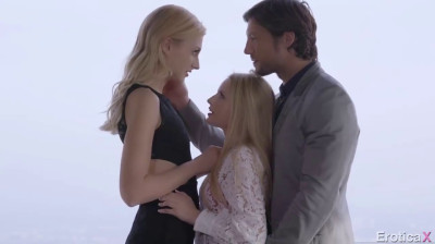 Scarlett and Alexa share a cock