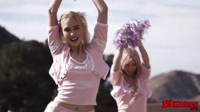 Lesbian ass licking cheerleaders