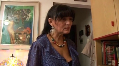 Italian granny teaching a young boy