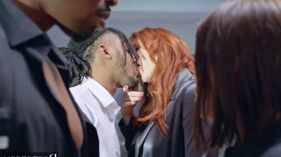 Zwei große schwarze Schwänze für Maitland Ward und Adriana Chechik