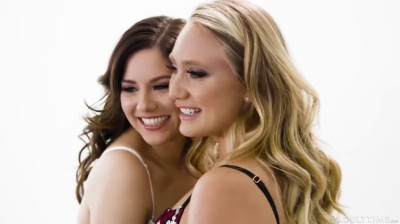 Aj Applegate and Shyla Jennings in a passionate lesbian