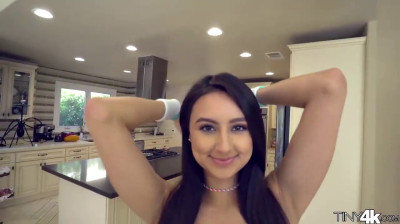 Eliza takes a selfie before sex