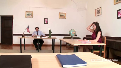 Big ass student fucking in POV