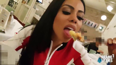 Canela and Nacho fucking in a bathroom