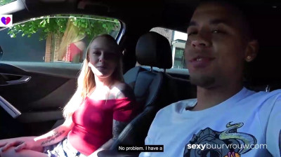 Dutch interracial porn in public