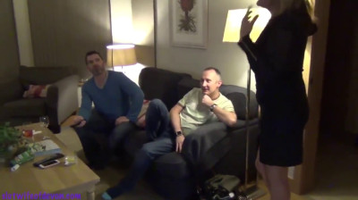 Sexy swinger wife enjoys an awesome threesome