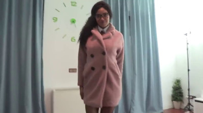 Busty Brazilian babe ready for a dose of protein