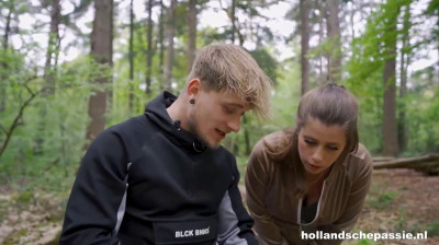 Dutch amateur porn in the forest