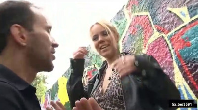 Belgian milf fucked in the ass outdoors
