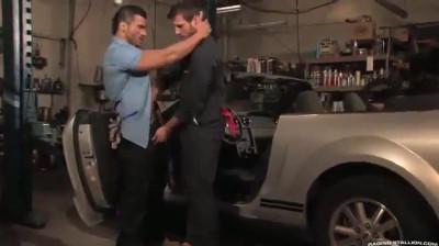 Car mechanic gets fucked hard