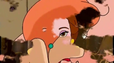 Famous toons sloppy blowjob