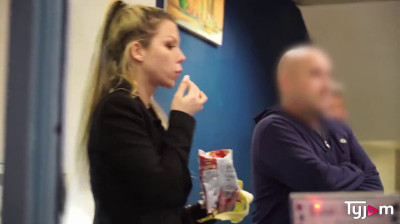 British Barbie tries out two black cocks