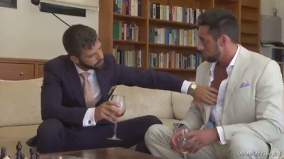 Gay sex in the office