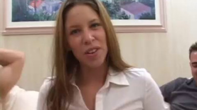 First anal from busty natural babe Haley Paige