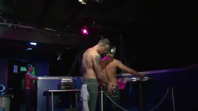 Threesome in a disco