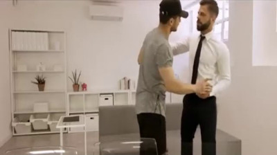 Fast fuck between 2 men