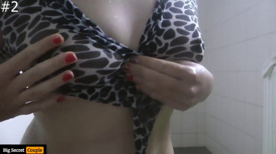 Dutch amateur masturbates in the shower