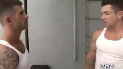 Adam and Trenton fucks under shower