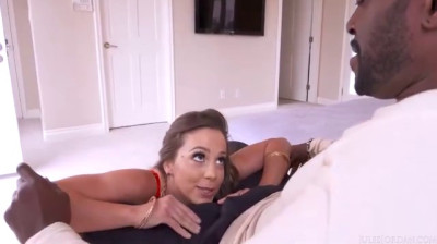 Big black cock for Abigail Mac