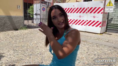 Sara Diamante gets her ass fucked by a hairy bear