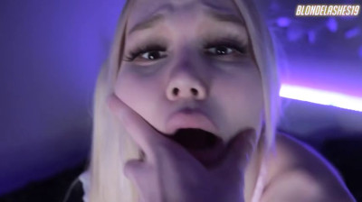 ATS - Blonde Trans Takes Hard Pounding