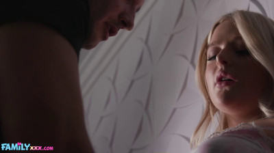 Only her stepbrother breaks her ass and cums inside